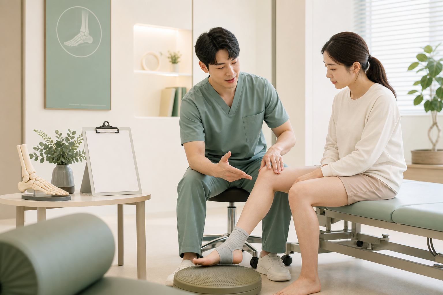 발목염좌 관련 칼럼 발목염좌 후 통증이 오래갈 때 재발 방지를 위해 볼 것 이미지