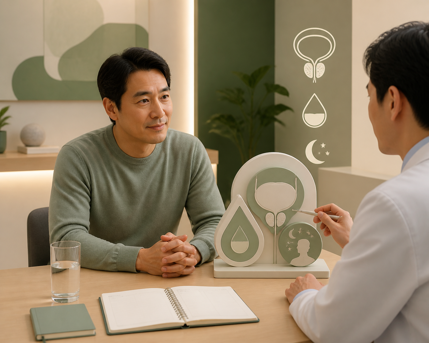 남성 배뇨 불편 관련 칼럼 수원 남성 야간뇨, 전립선과 수면 피로를 함께 볼 때 이미지