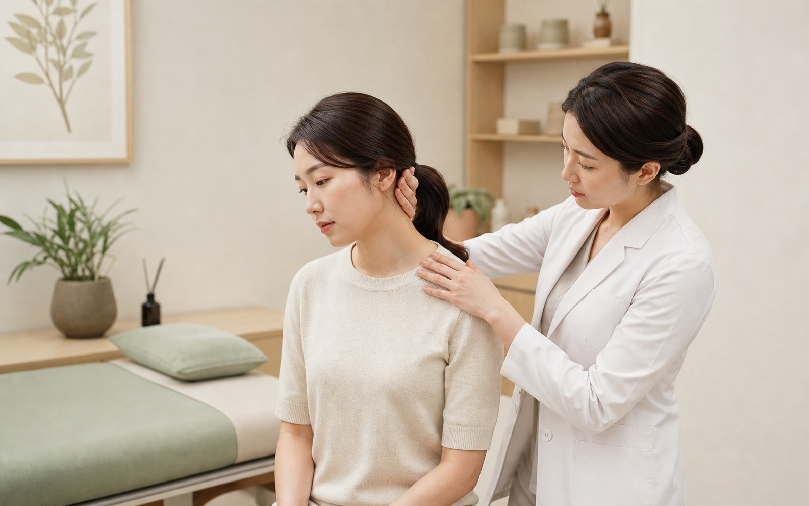 수원 교통사고 후 어지럼, 메스꺼움과 목통증을 함께 볼 때 대표 이미지